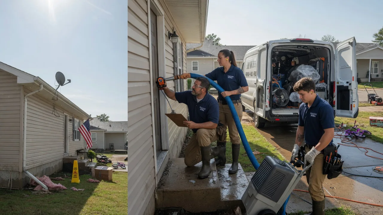 Ceiling Water Damage Restoration in Elton, WI near me